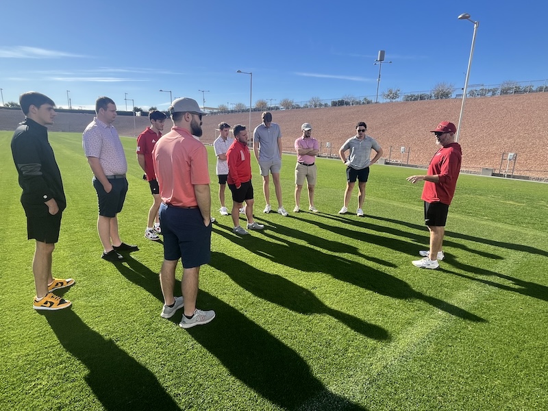 Students at Arizona Cardinals 
